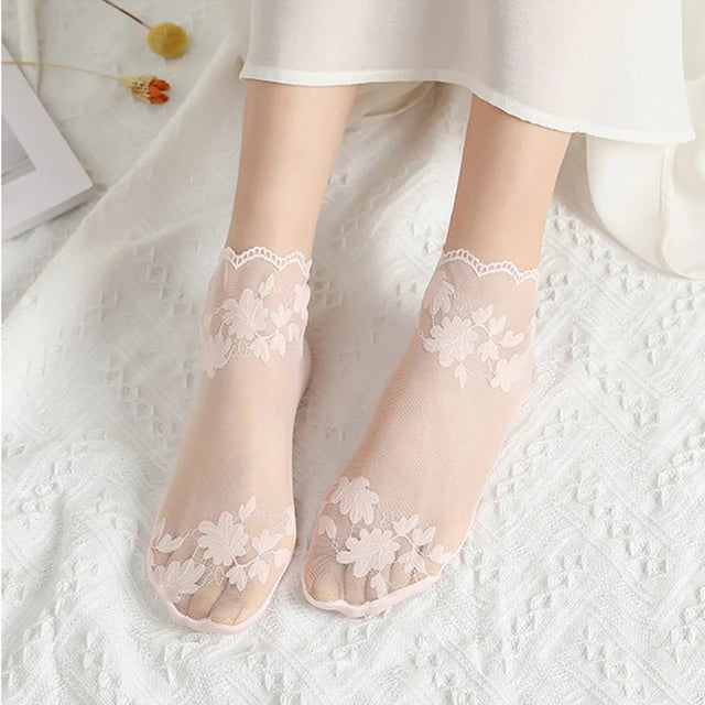 Breathable Lace Summer Socks