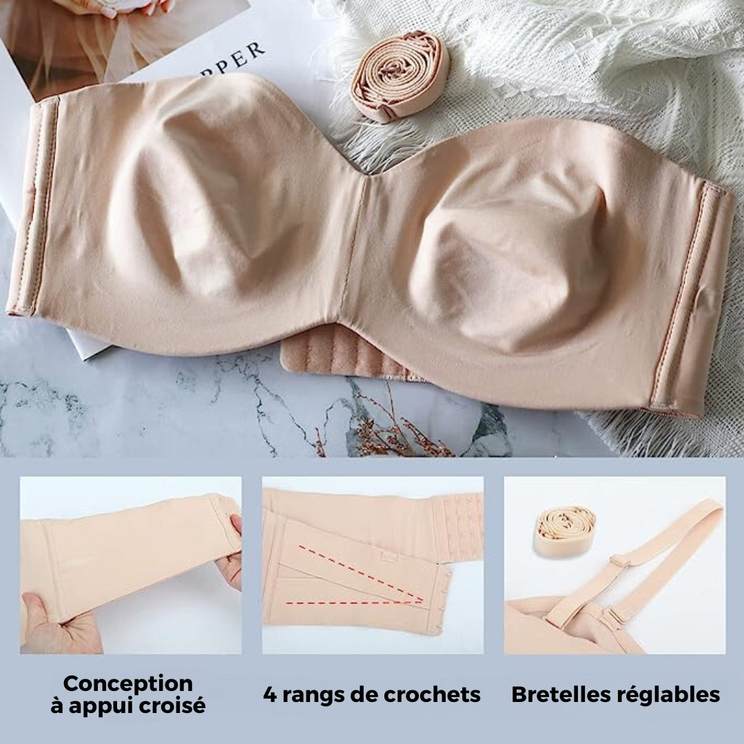 RealMadame™ - Soutien-gorge à bande anti-glisse pour un maintien total